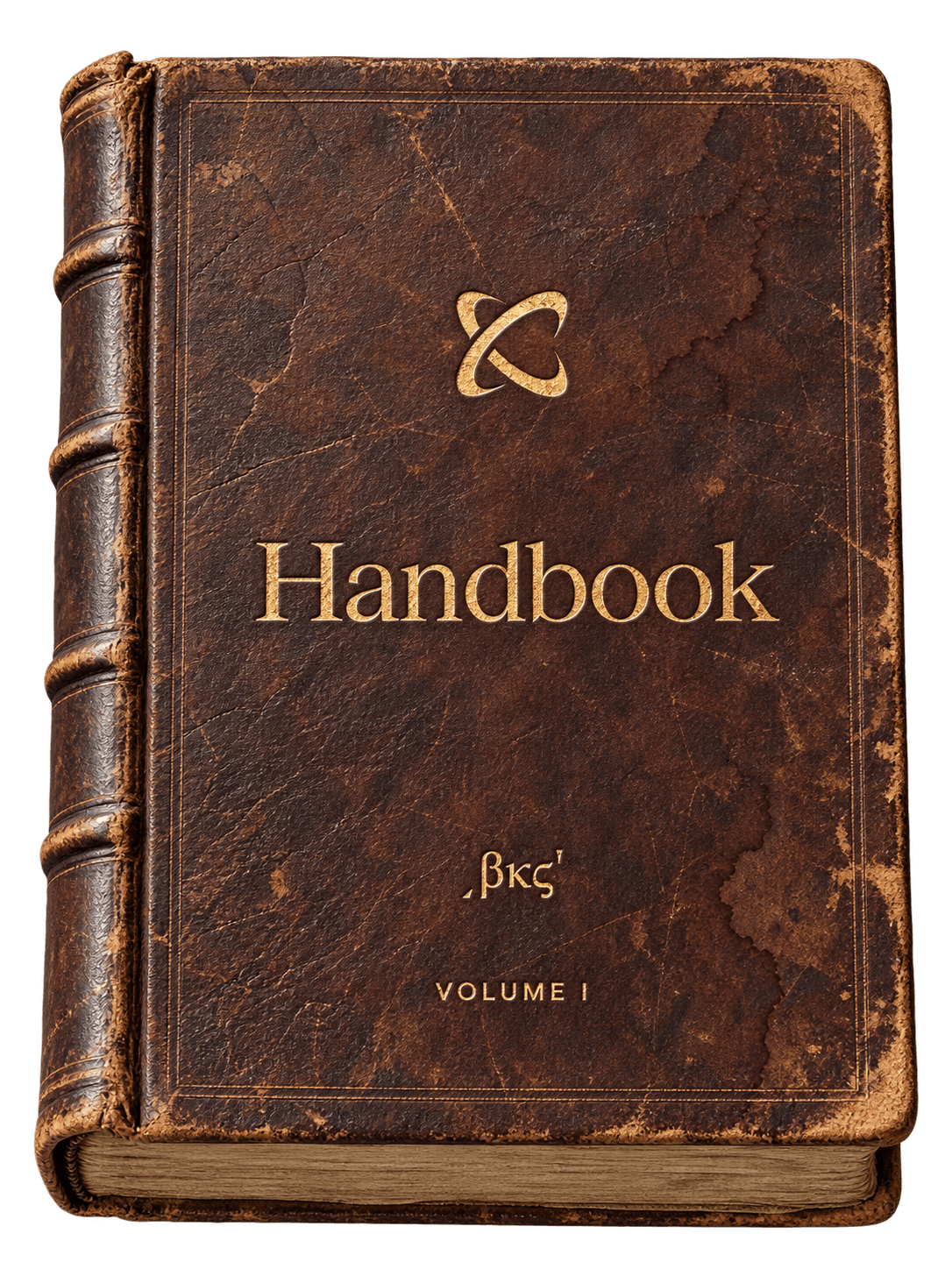 The Olympus Handbook, a weathered leather tome